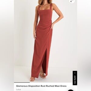 Lulu's Terracotta Maxi Dress